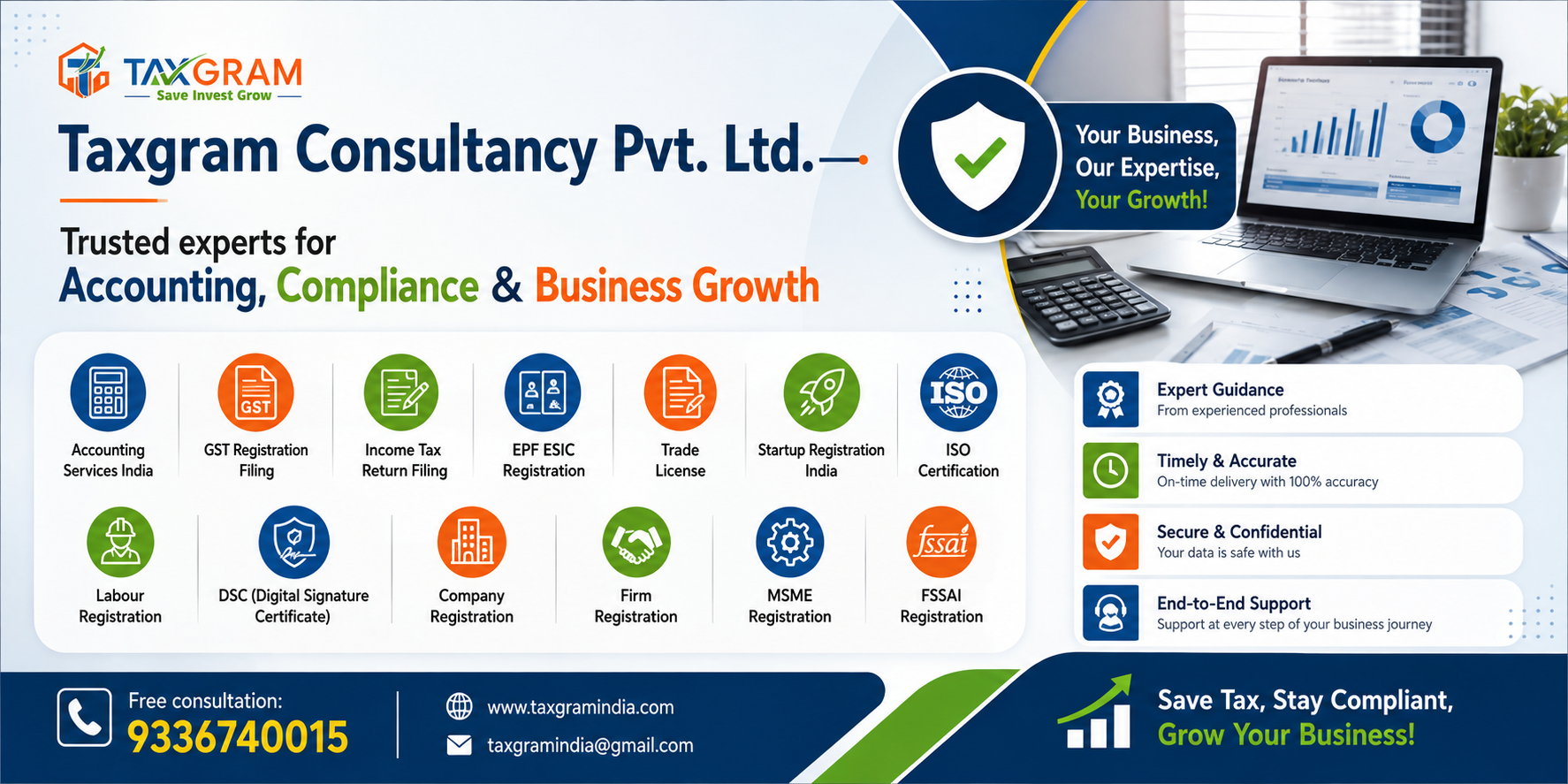 ISO, Labour, EPF, ESIC & Trade License Services